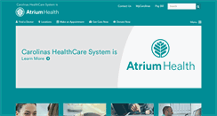 Desktop Screenshot of carolinashealthcare.org